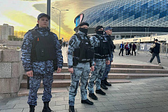 Росгвардейцы обеспечили безопасность  матча РПЛ в Москве