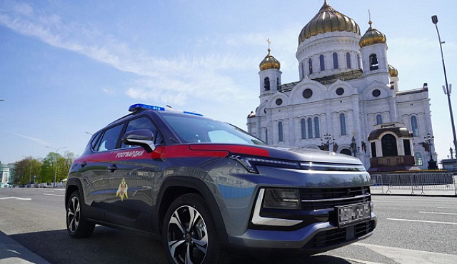 Охрану общественного порядка на  мероприятиях, посвящённых Пасхе Христовой обеспечили росгвардейцы в Москве